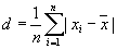 deviation