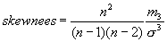 skewness